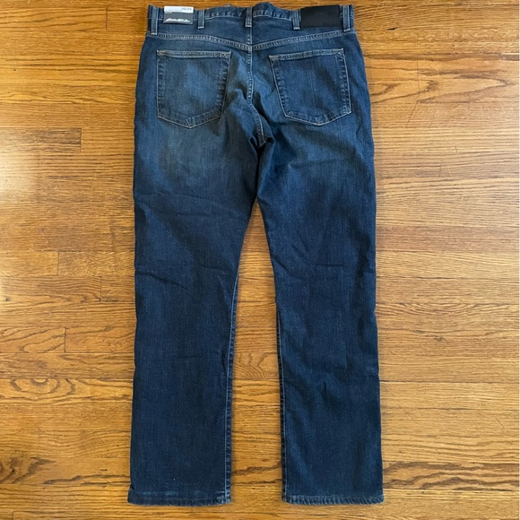NWT Eddie Bauer Fleece Lined Classic Straight Flex Winter Jeans - Picture 10 of 10